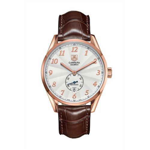 TAG Heuer Carrera Calibre 6 39 Heritage Rose Gold / Silver / Alligator
